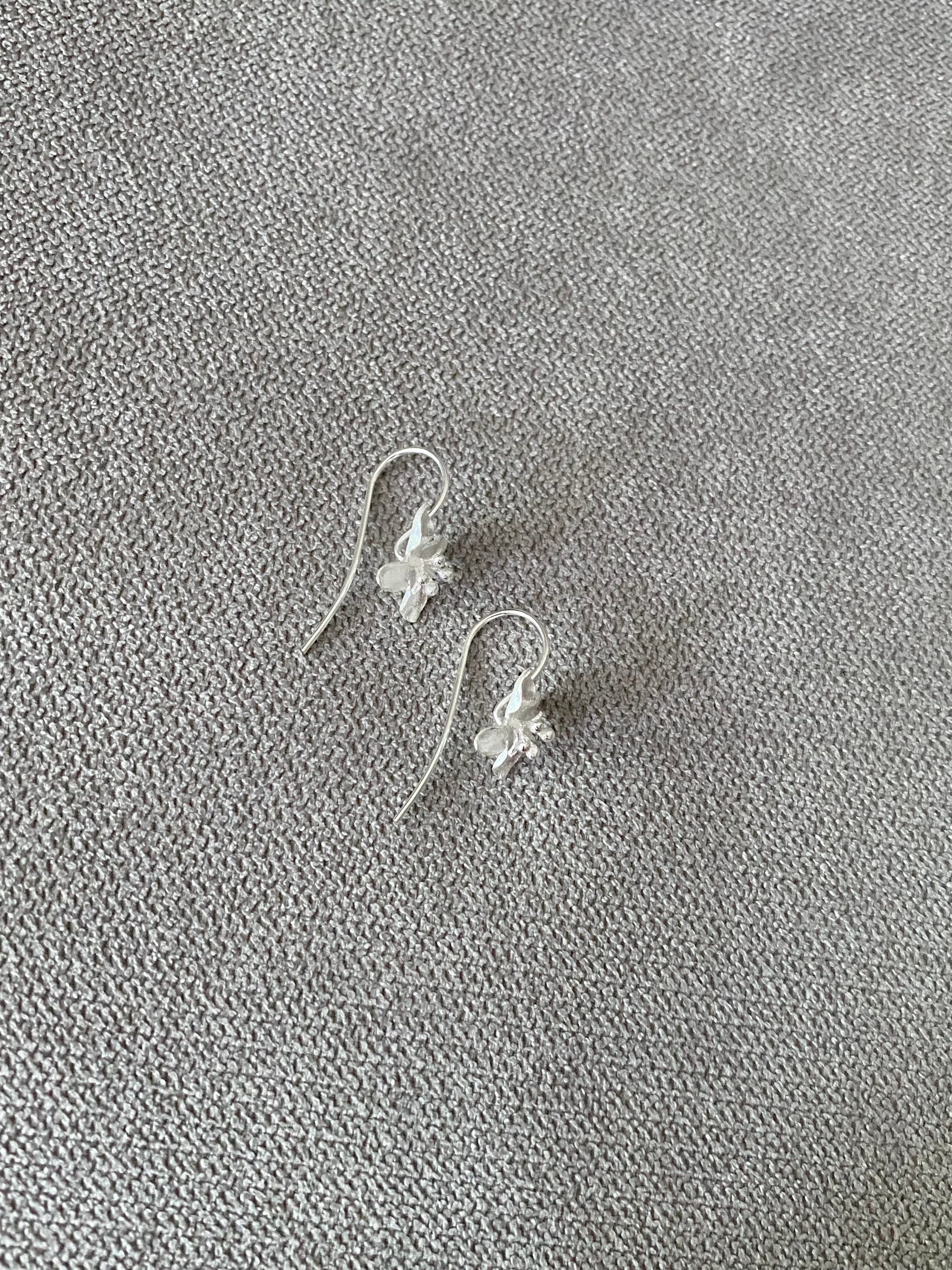 Flower Hook Earrings