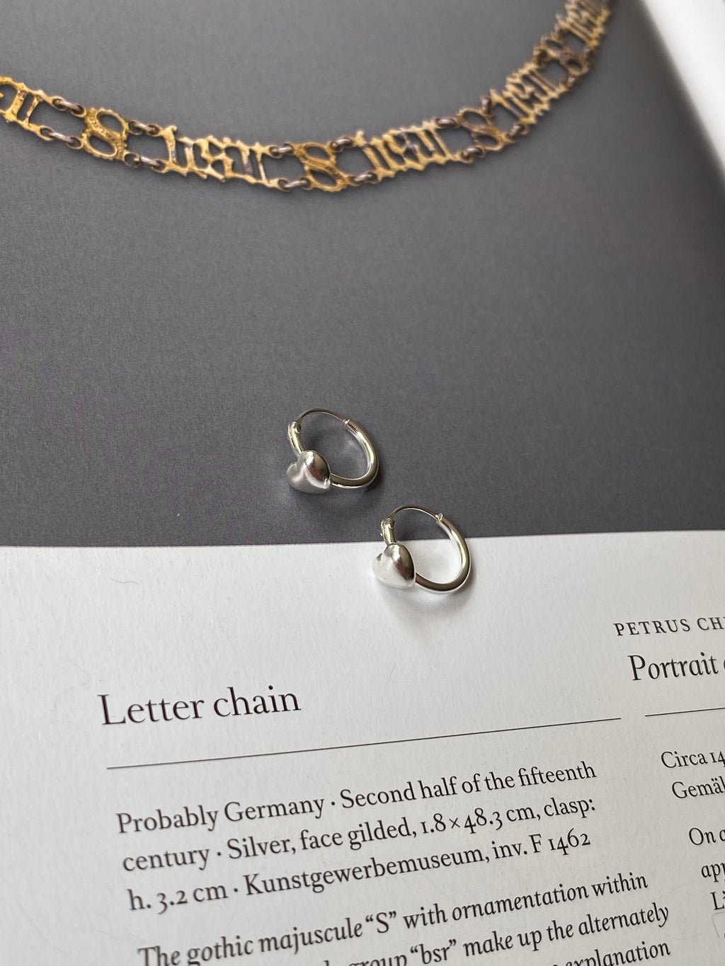 Small Heart Hoop Earrings