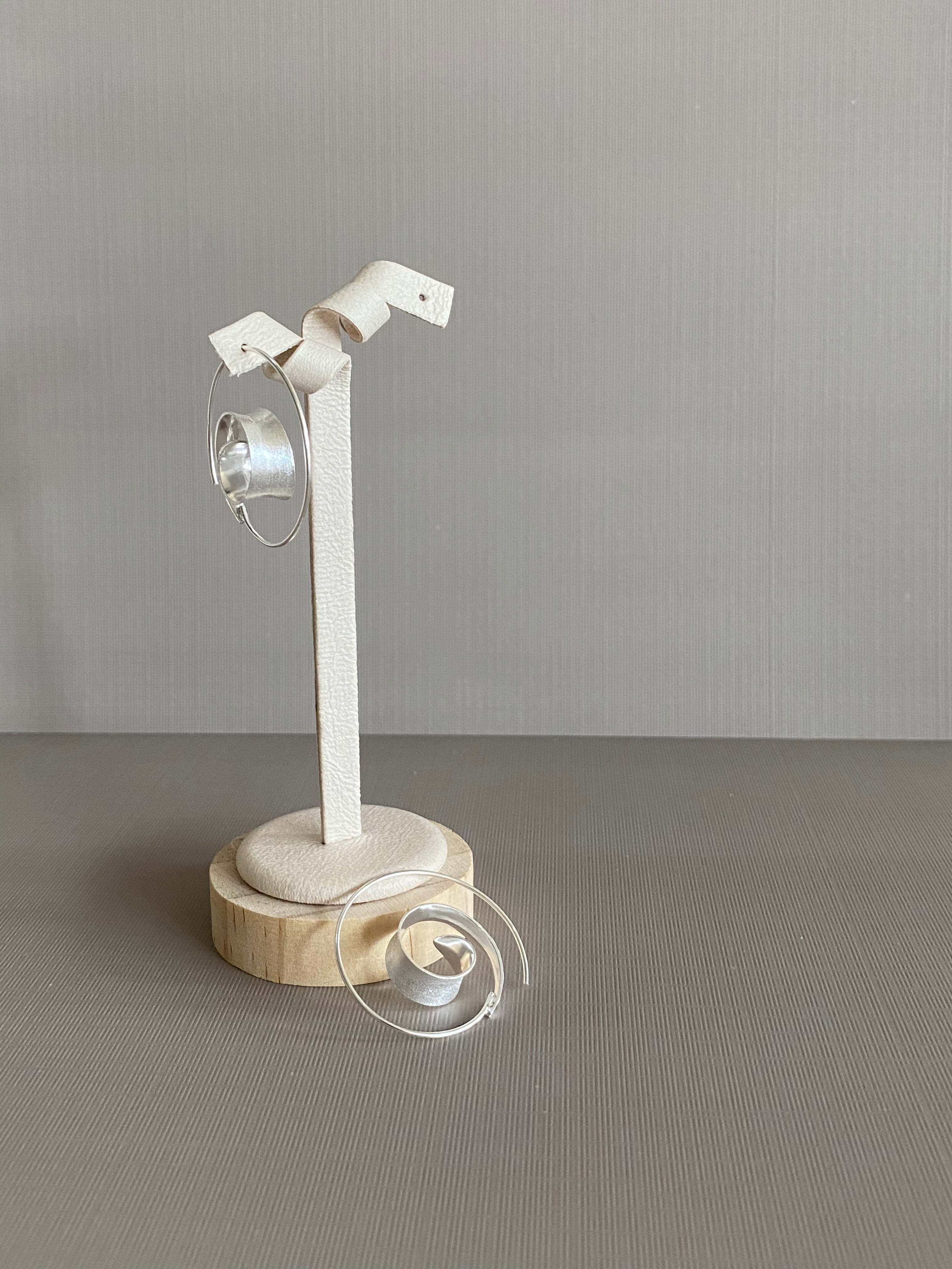 Circular Spiral Earrings